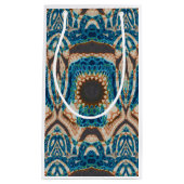 Turquoise Gold Sun Zuidwestelijke Kunst Klein Cadeauzakje (Voorkant)