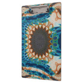 Turquoise Gold Sun Zuidwestelijke Kunst Klembord (Links)