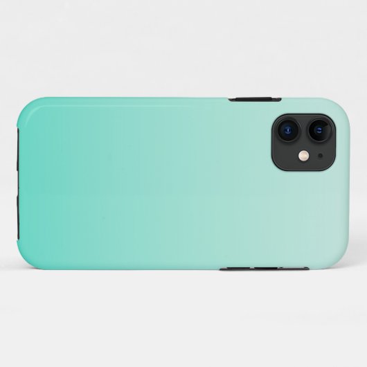 Turquoise Gradient Case-Mate iPhone Case (Achterkant (horizontaal))