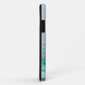 Turquoise Granite Stone Layered Wave Print Case-Mate iPhone Case (Achterkant/rechts)