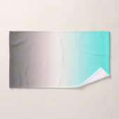 Turquoise gray Ombre Bad Handdoek (Handdoek)