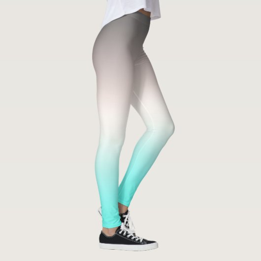 Turquoise gray Ombre Leggings (Rechts)