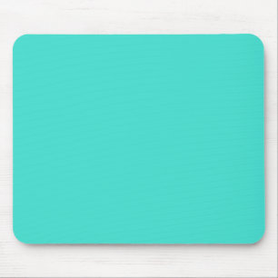 Turquoise Green-Blue Solid Color Muismat