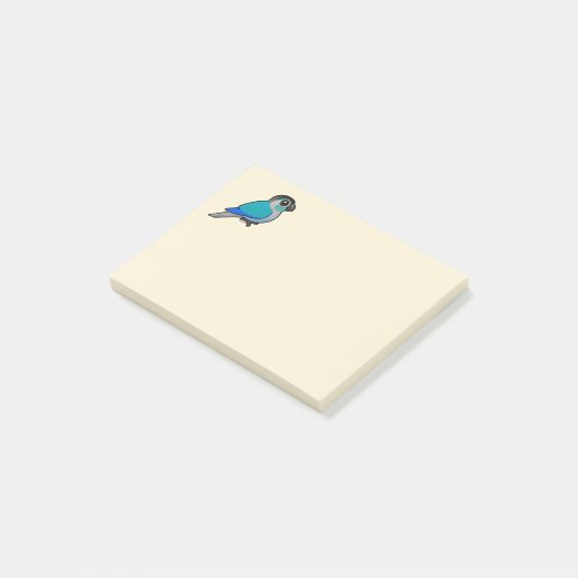 Turquoise Green-cheeked Conure Post-it® Notes (Schuin)