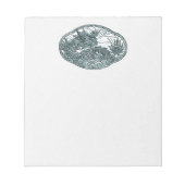 Turquoise Green Dragon Medallion Notitieblok (Voorkant)