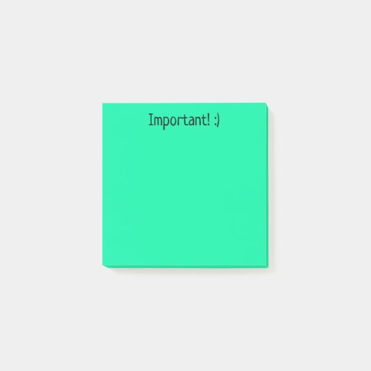 Turquoise/Green Post-it® Notes (Voorkant)