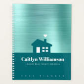 Turquoise Green Real Estate Broker Maison professi (Devant)