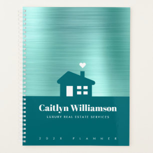 Turquoise Green Real Estate Broker Maison professi