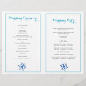 Turquoise, grise flocons de neige plié programme d (Dos)