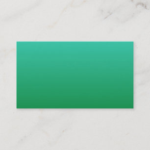 Turquoise Groen Ombre Visitekaartje