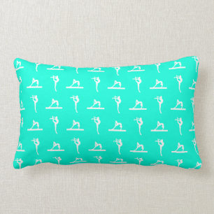 Turquoise Gymnastics Pillow Kussen