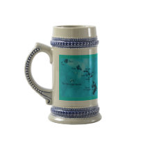 Turquoise Hawaiian île plan mug