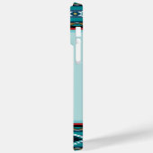 Turquoise iPhone Case (Achterkant / Links)