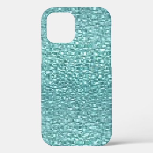 Turquoise Jewel iPhone 12 Hoesje (Achterkant)