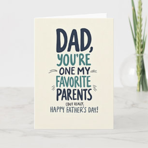 Turquoise Jij Bent De Beste Papa Kaart
