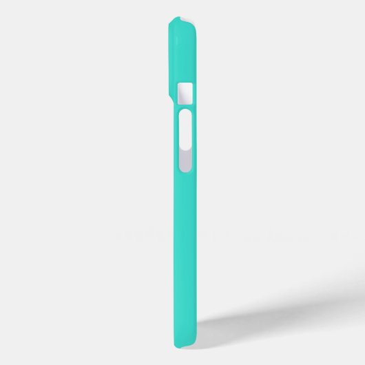 Turquoise Keep Calm en Carry on Case-Mate iPhone Case (Achterkant / Links)
