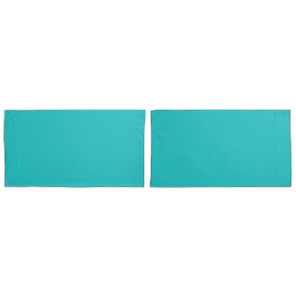 Turquoise King Sized Pair of Pillowcases Kussensloop