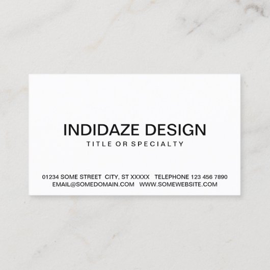 turquoise knifewing visitekaartje (Achterkant)