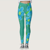Turquoise Leggings (Voorkant)