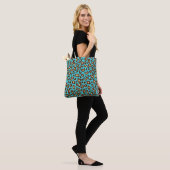 Turquoise Leopard Beach Cruise Sac fourre-tout Cad (Sur le modèle)