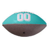TURQUOISE LICHTE PINK EN WITTE Football (Gedraaid 270)