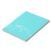 Turquoise & Lint Notitieblok (Gedraaid)