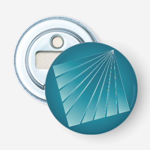 Turquoise linten button flesopener