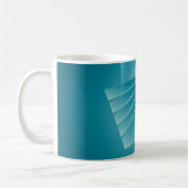 Turquoise linten koffiemok (Links)