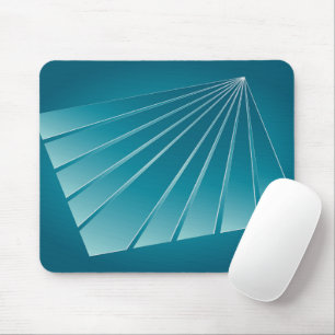 Turquoise linten muismat
