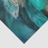 Turquoise Lodge Arctic Wolf Portrait Tissuepapier (Detail)