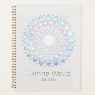 Turquoise Lotus Flower Mandala