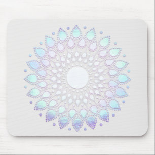 Turquoise Lotus Flower Mandala Muismat
