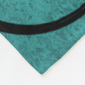Turquoise Lovebirds Couverture en polaire personna (Coin)