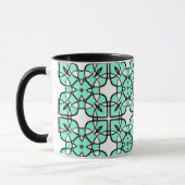 Turquoise lussen mok (Links)