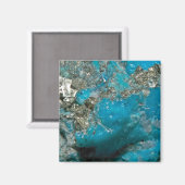 Turquoise Magneet (Voorkant / Achterkant)