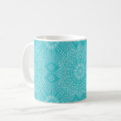 Turquoise Mandala Mugs (Devant gauche)
