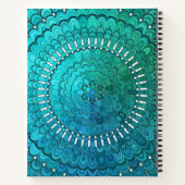 Turquoise Mandala Notitieboek (Achterkant)