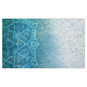 Turquoise Mandala Stof