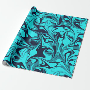 Turquoise Marble Cadeaupapier