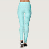 Turquoise Marble Leggings (Achterkant)