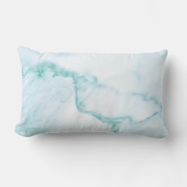 Turquoise Marble Lumbar Pillow Kussen