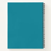 Turquoise Marble Notitieboek (Achterkant)