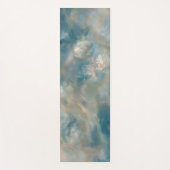 Turquoise Marble Swirl Pattern Yogamat (Voorkant)