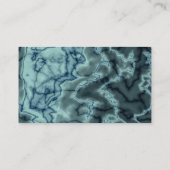 Turquoise Marble Texture Visitekaartje (Achterkant)