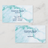 Turquoise Marble Visitekaartje (Voorkant / Achterkant)