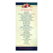 Turquoise, Marine, Vert, Gold Florals Programme de (Dos)