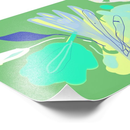 Turquoise Maritime poster (Coin)