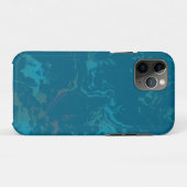 Turquoise marmer Case-Mate iPhone case (Achterkant (horizontaal))