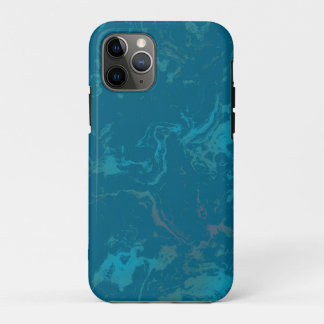 Turquoise marmer iPhone 11 pro hoesje