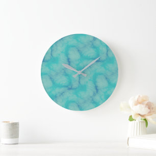 Turquoise marmer grote klok